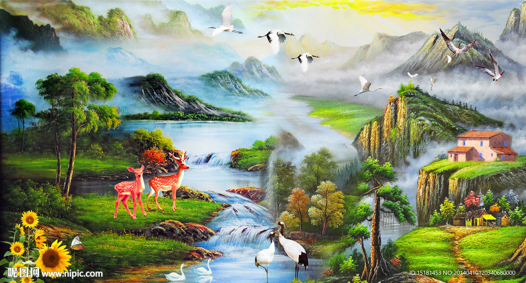 油画风景