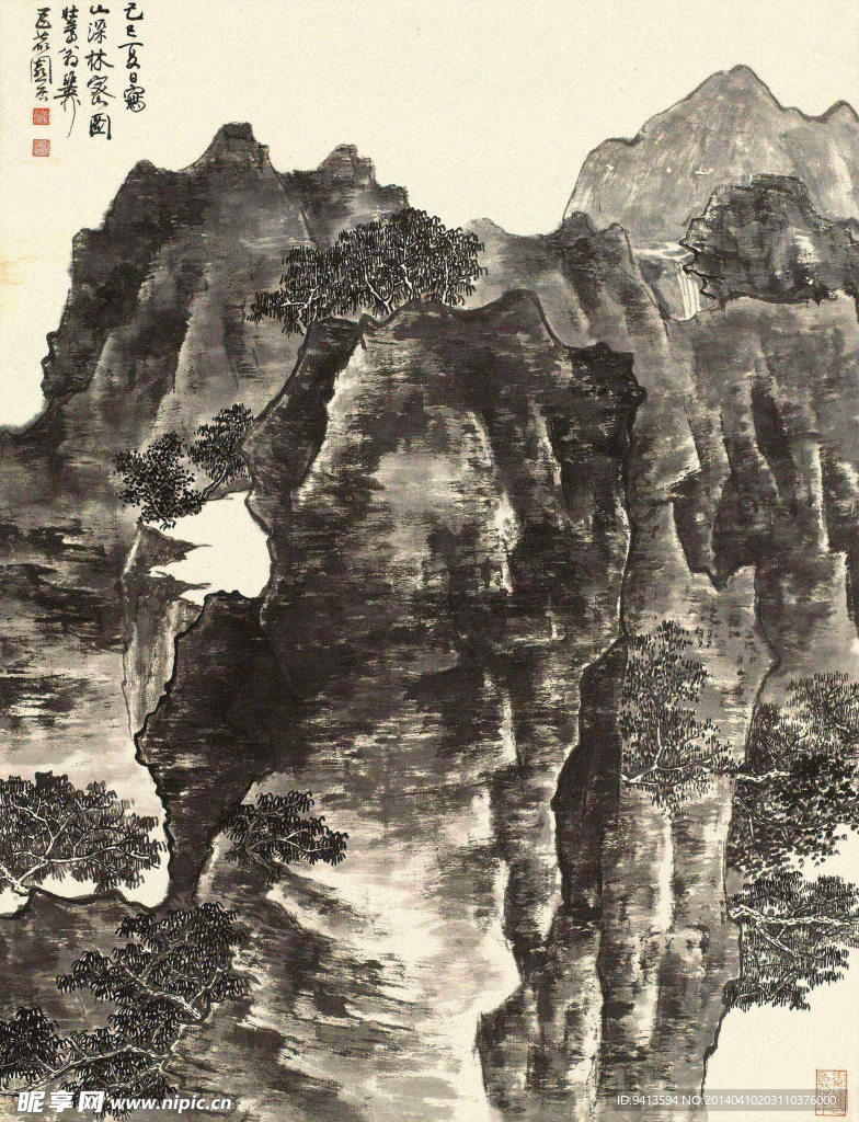 深山密林图