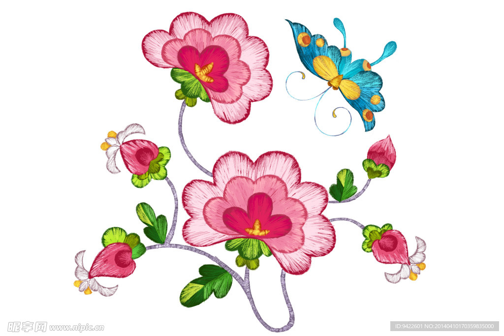 卡通花