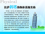比萨斜塔的物体落地实