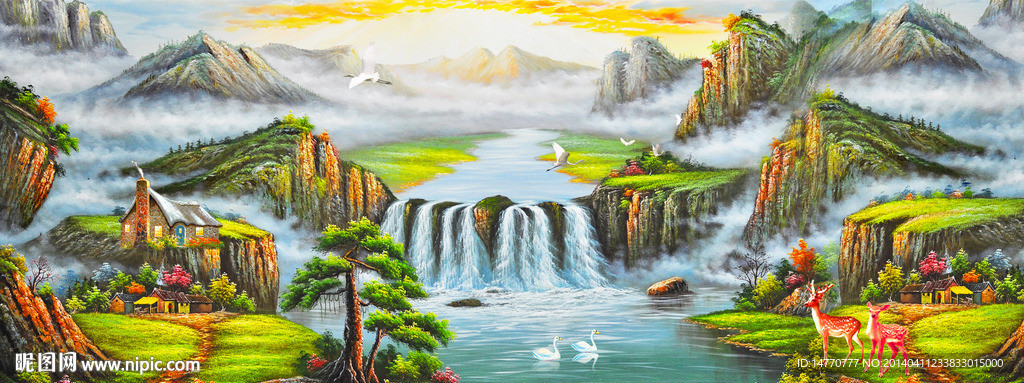油画风景
