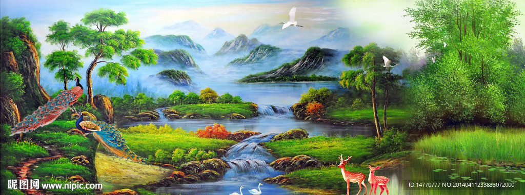 油画风景
