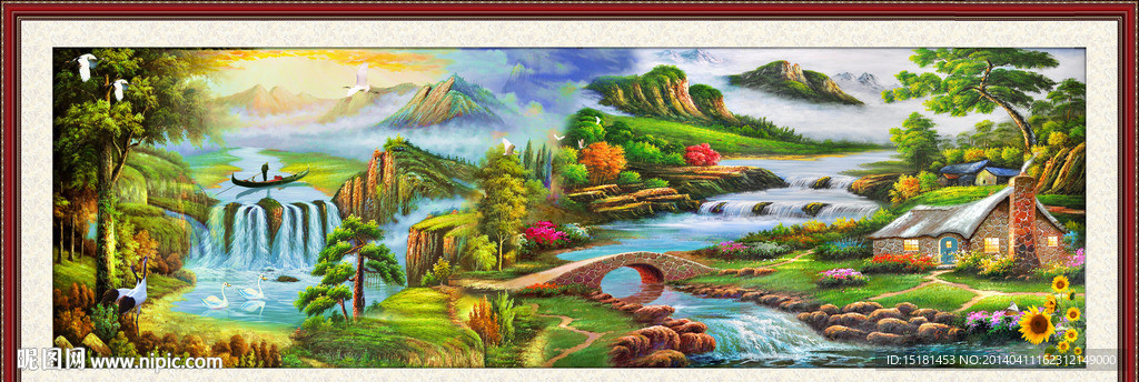 油画风景