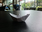 折纸 纸船 小白船
