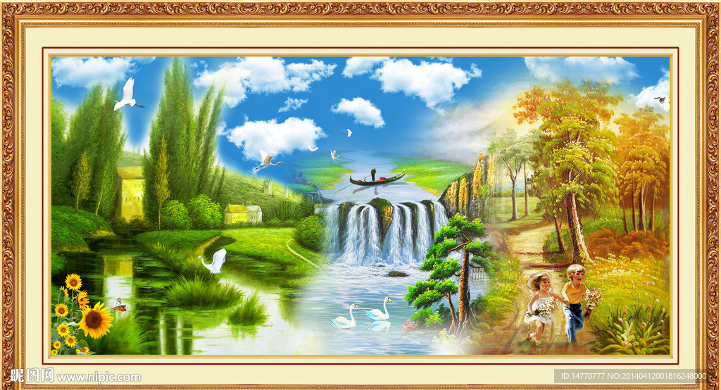 油画风景