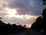 落日余晖 晚霞 朝霞