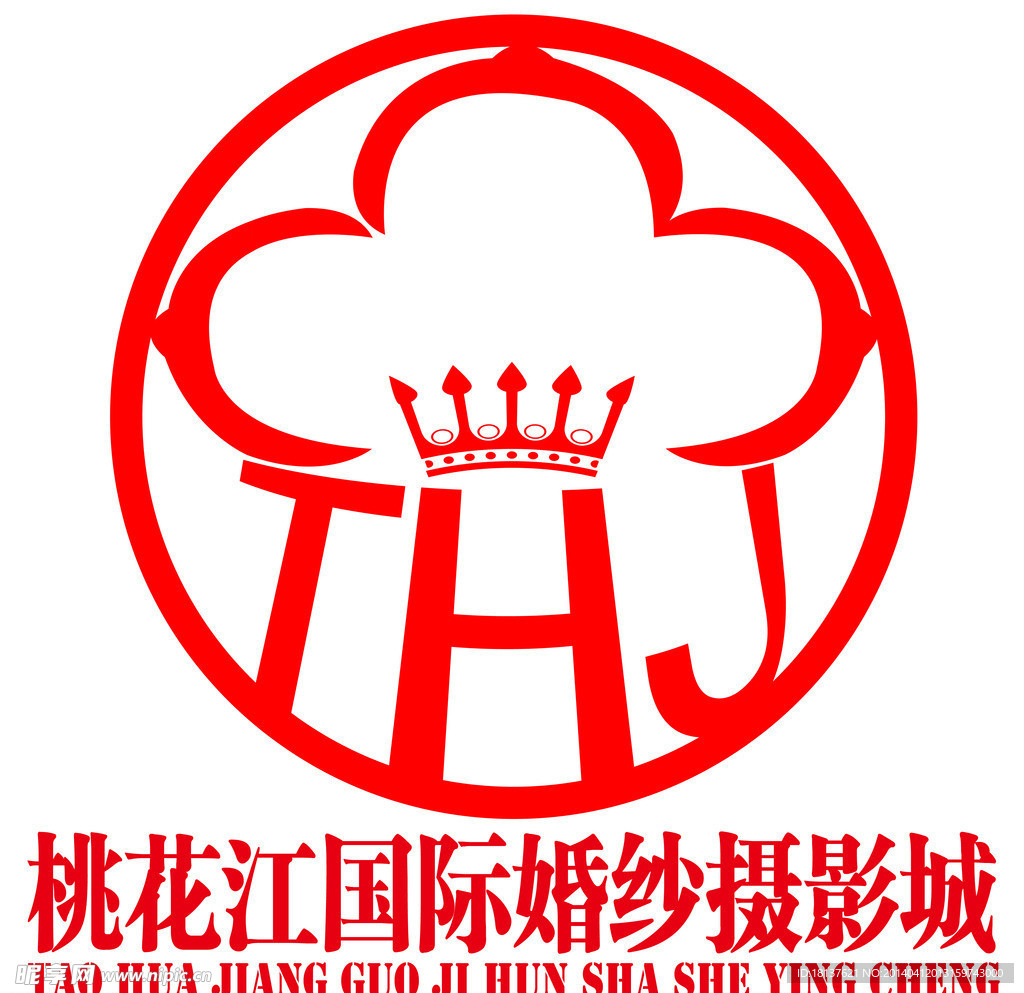 桃花江婚纱摄影LOGO