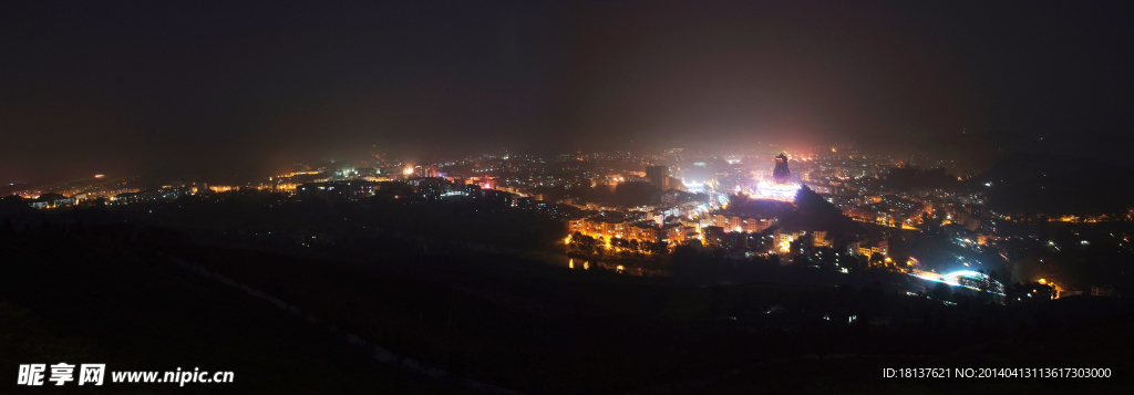 湄潭夜景