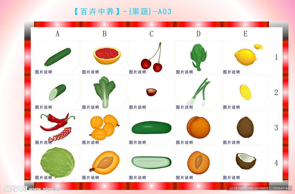 蔬菜水果矢量图