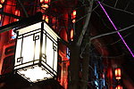 宽窄巷子夜景摄影图片