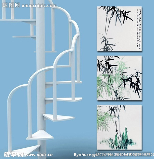 水墨竹子