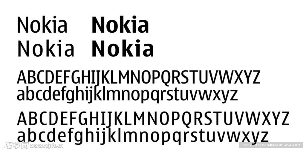 Nokia系列字体
