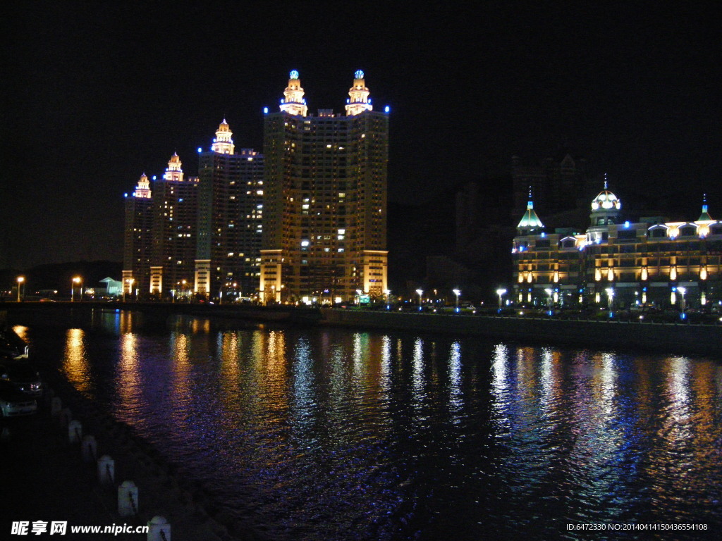 大连星海广场夜景