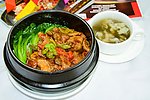 孜然牛柳石锅饭