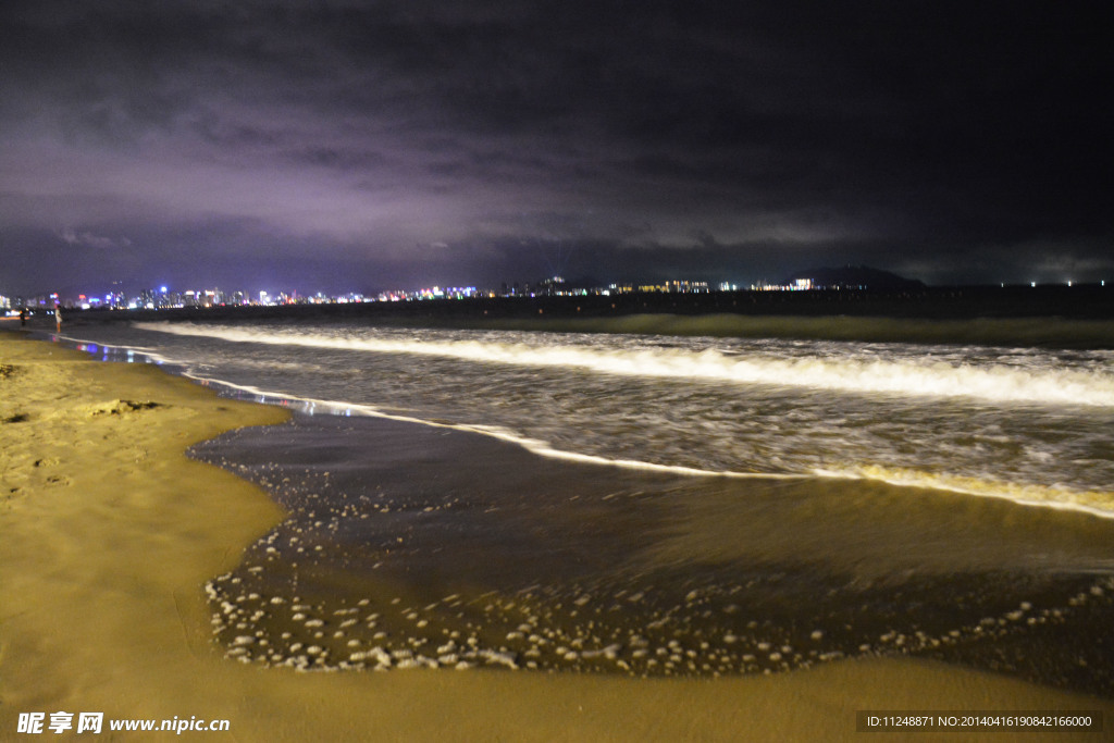 海水夜潮