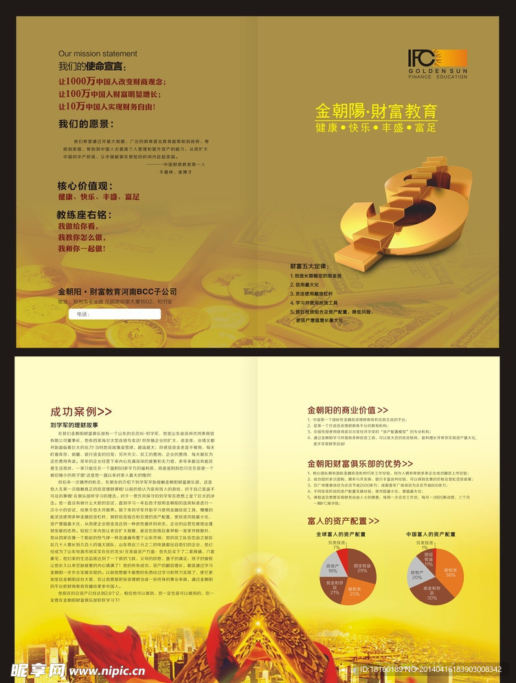 金融投资担保折页