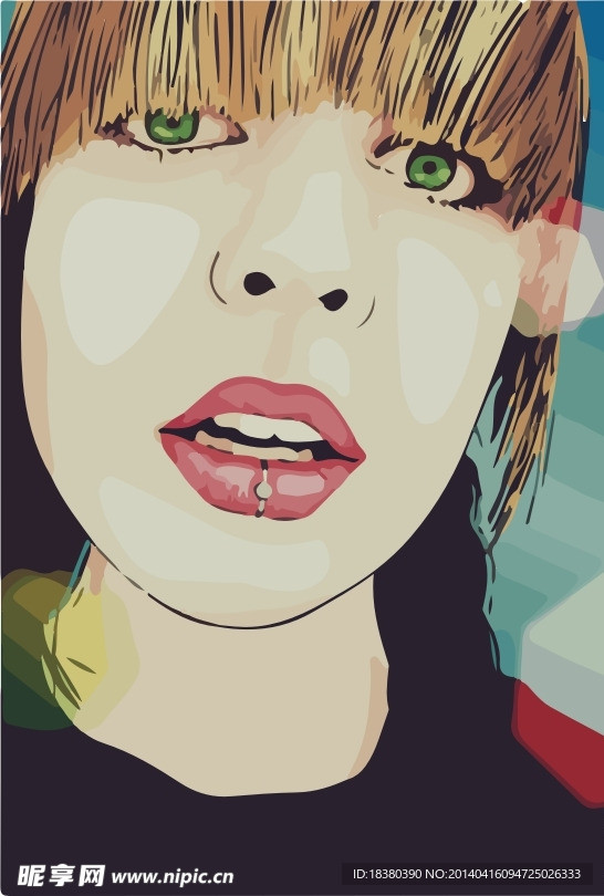 时尚的女人