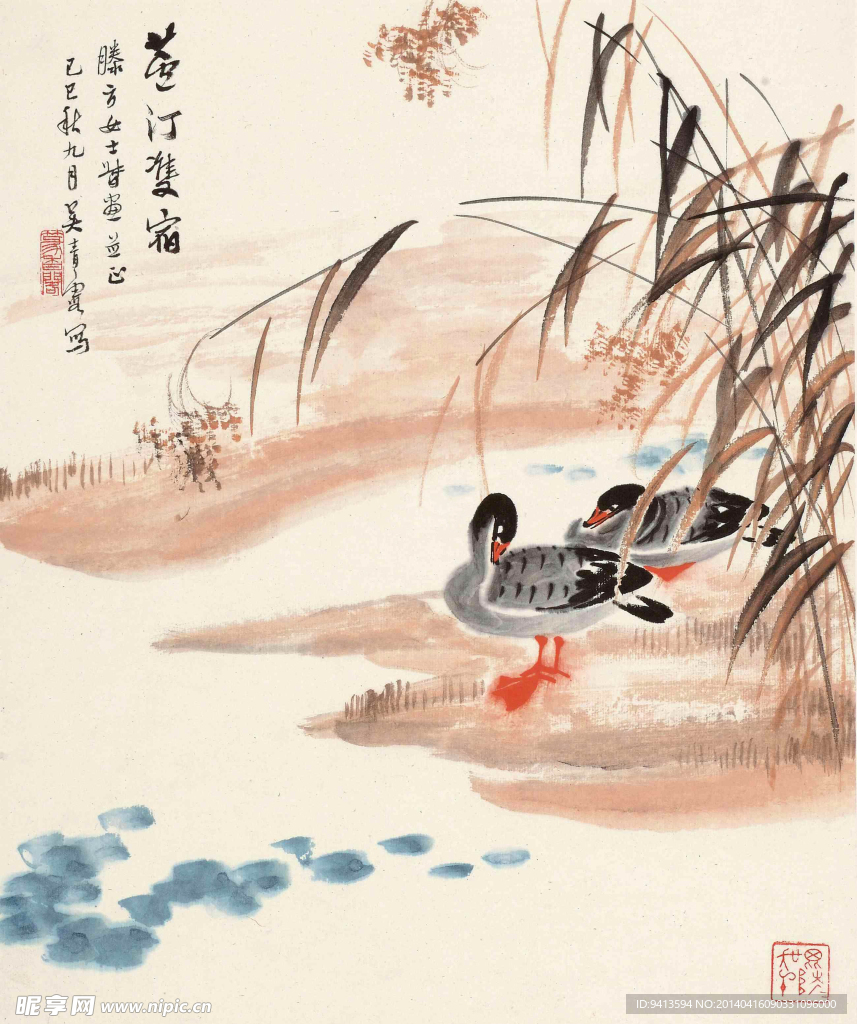 芦汀双宿