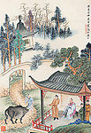 人物山水