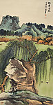 柳岸春风