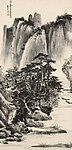 山深访僧图