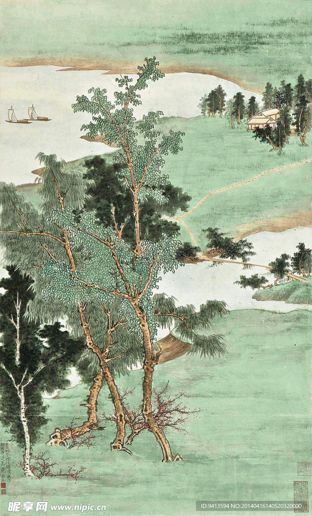 山水国画