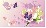 花和蝴蝶