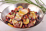 干锅土豆腊肉
