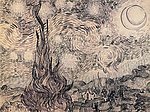 星夜 绘画
