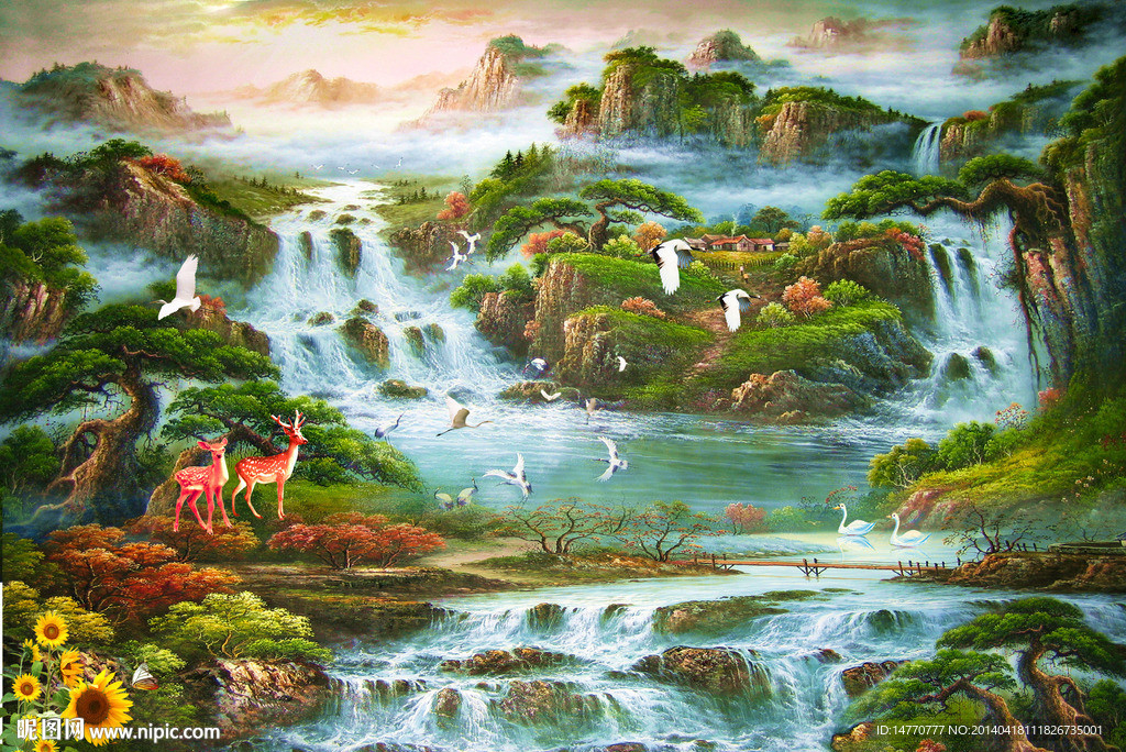 油画风景