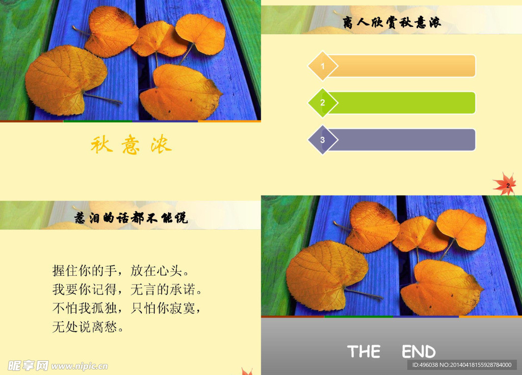 黄色落叶