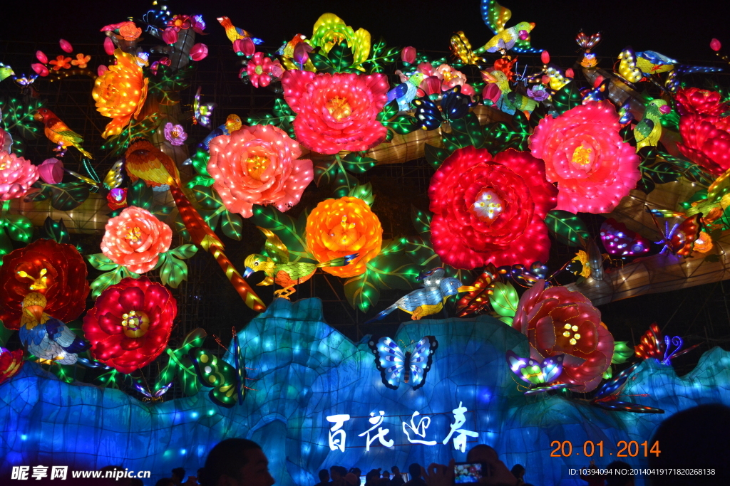 百花争艳
