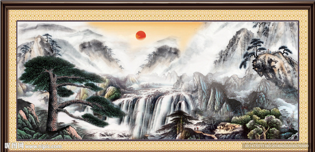 国画山水