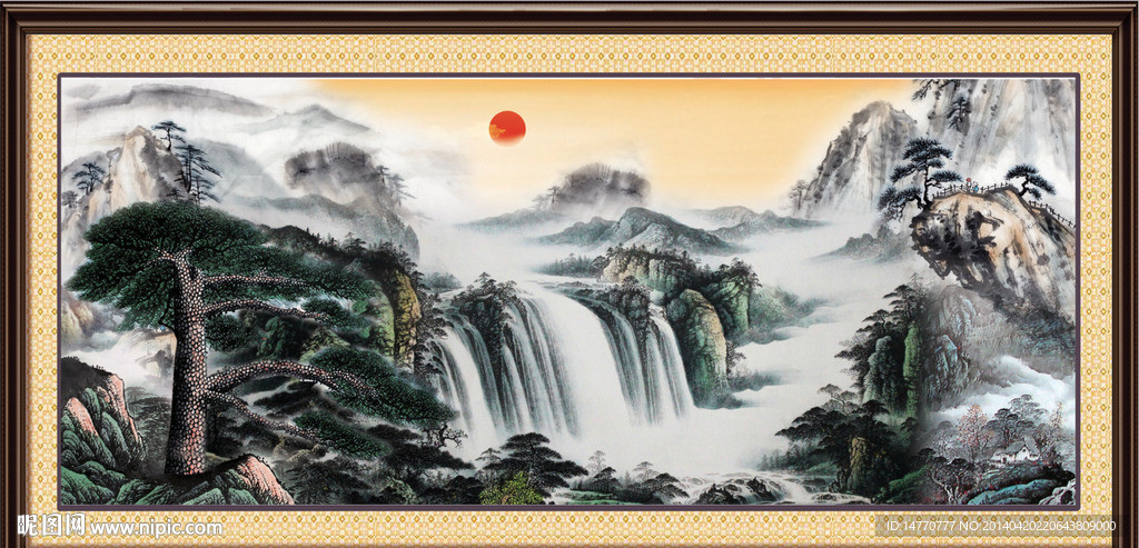 国画山水