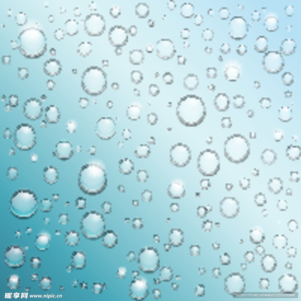 水珠背景