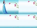 鲜花美女
