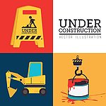 网站网页建设中维护中