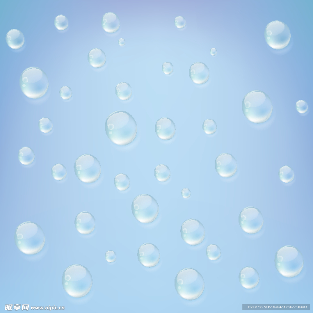 水珠水泡水滴背景