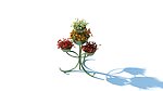 花篮 花模型