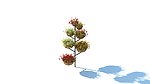 花篮 花模型