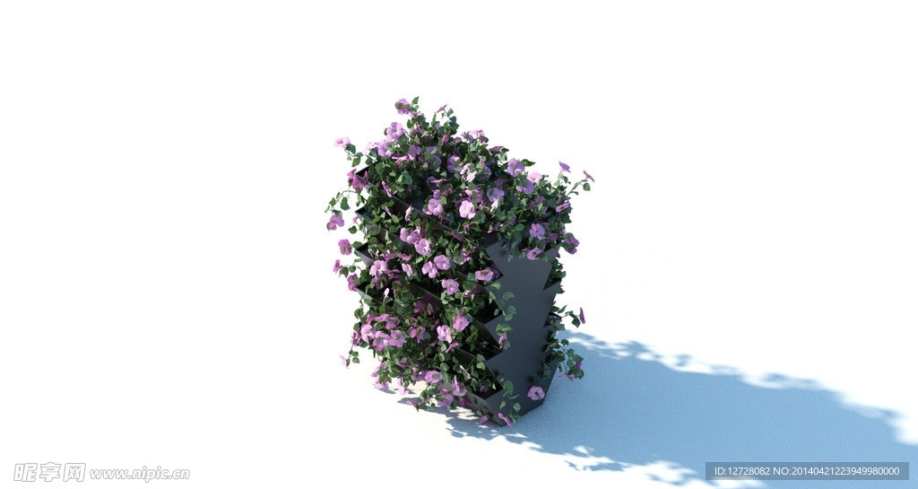 花篮 花模型