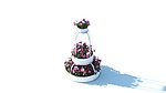 花篮 花模型