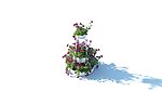 花篮 花模型