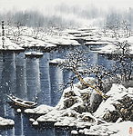 寥廓江天瑞雪飞