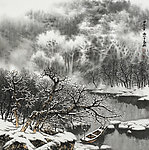 满天飞雪带寒香