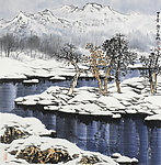 江郊晴雪