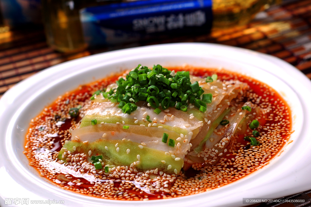 凉瓜白肉