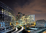 巴黎 拉芳德斯 新区 夜景