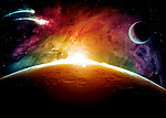 宇宙星空外太空星系
