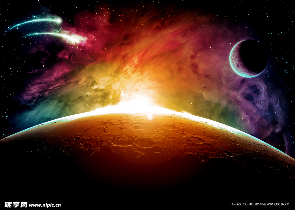 宇宙星空外太空星系